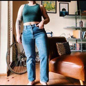 Lee High Waisted Straight Jeans